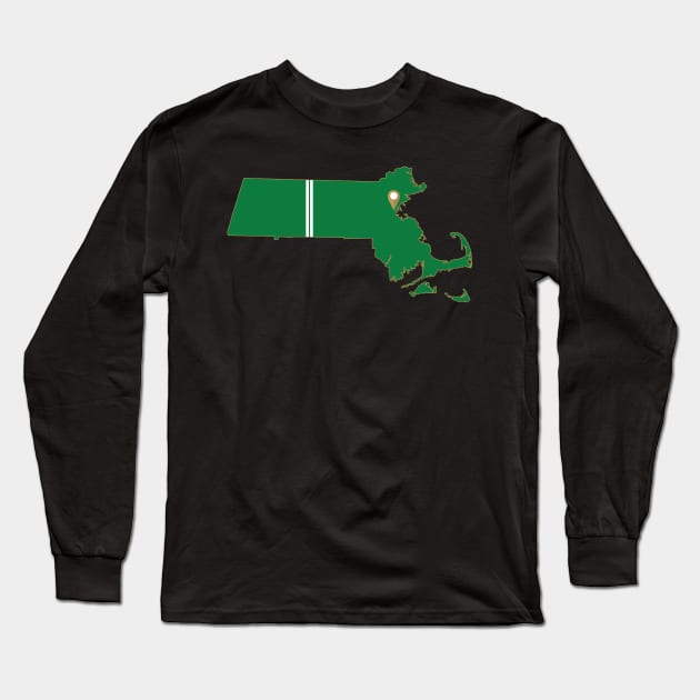 Boston Basketball Long Sleeve T-Shirt by doctorheadly